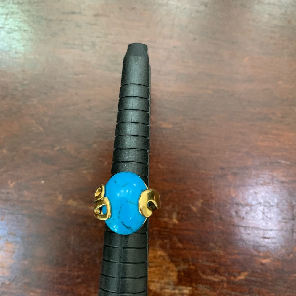 Lia Sophia turquoise ring